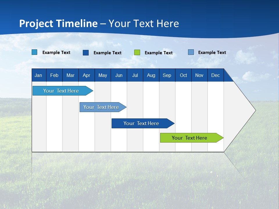 Russia Forest Sun PowerPoint Template