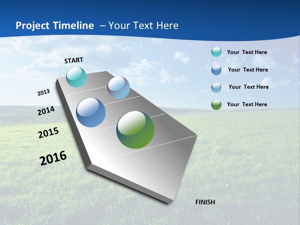 Russia Forest Sun PowerPoint Template