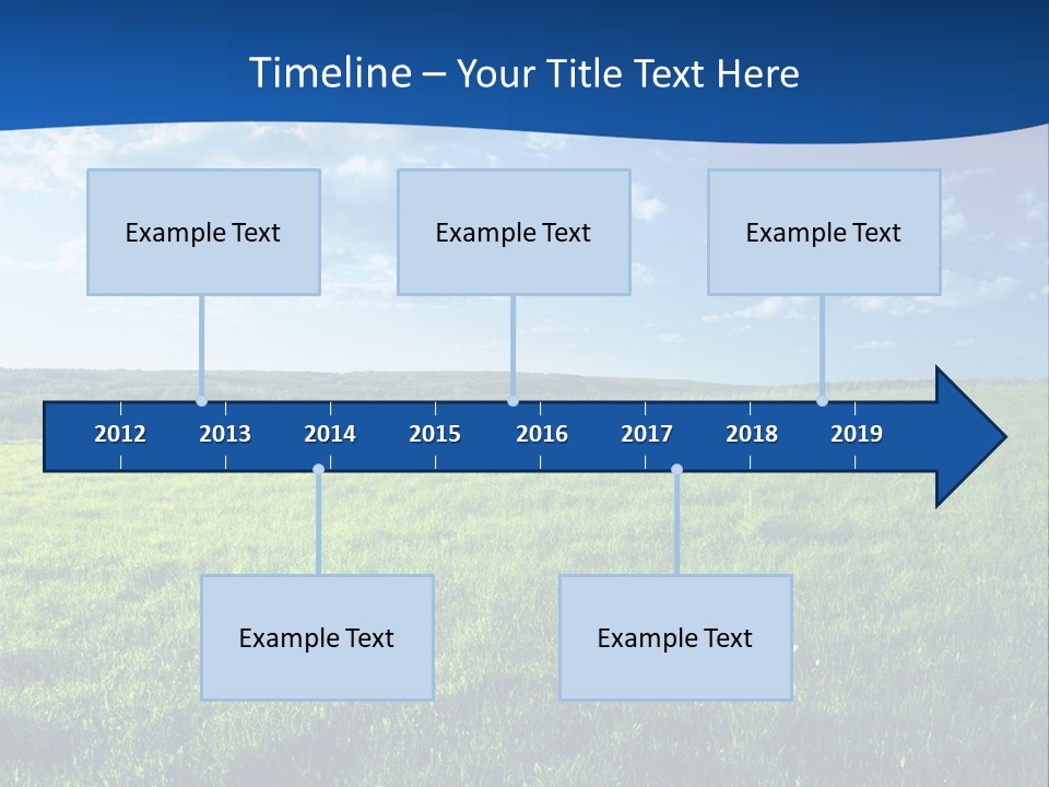 Russia Forest Sun PowerPoint Template