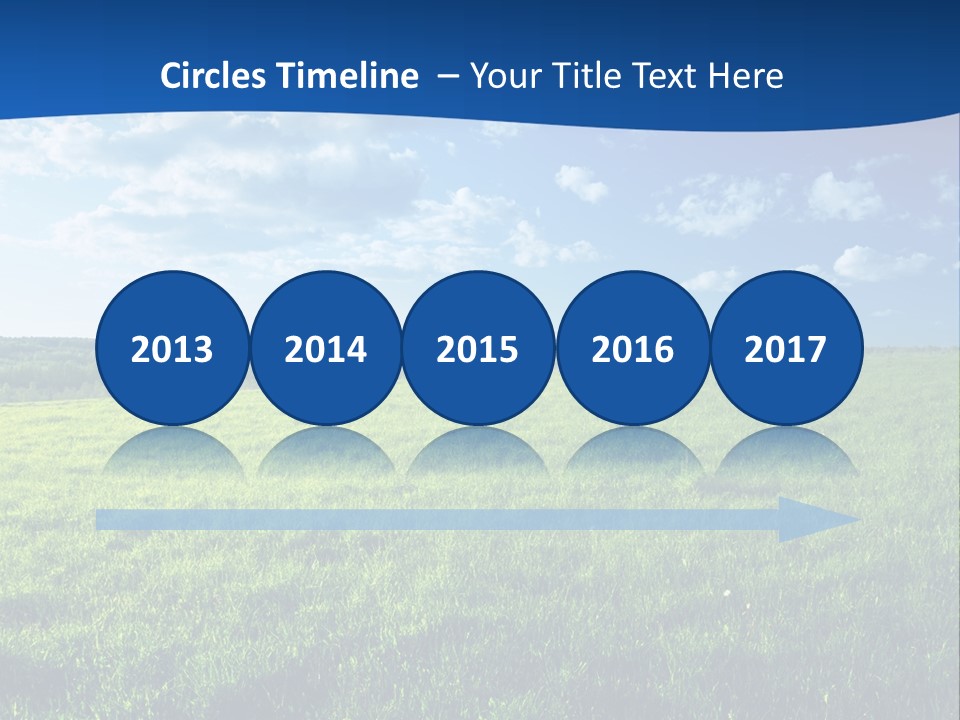 Russia Forest Sun PowerPoint Template