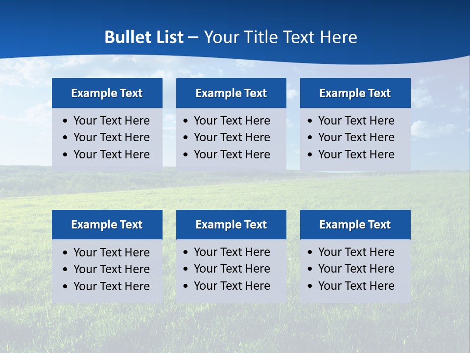 Russia Forest Sun PowerPoint Template