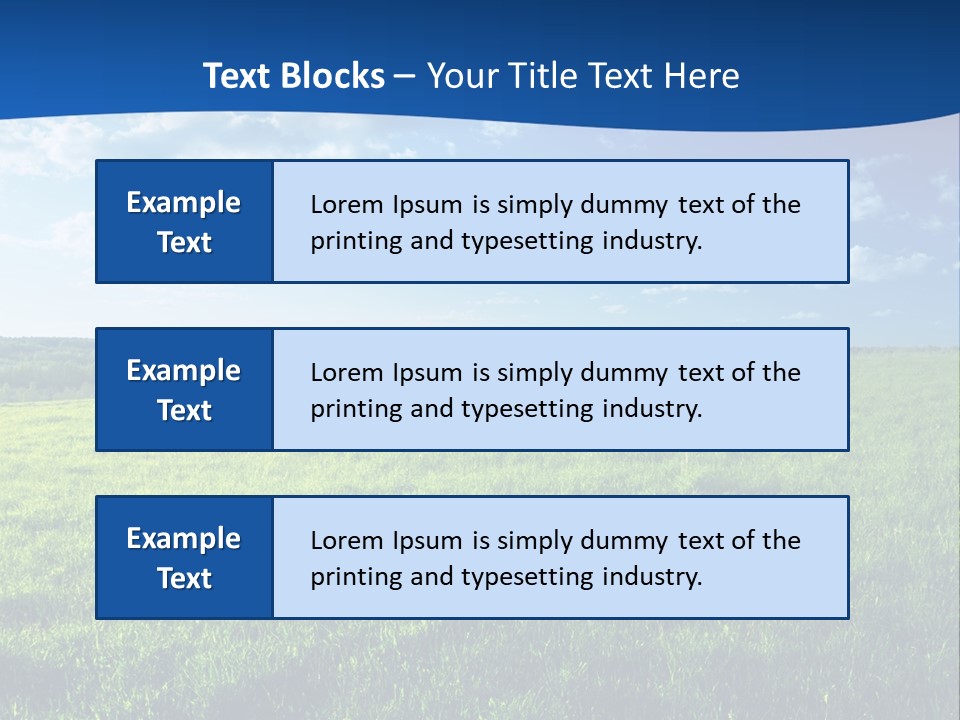 Russia Forest Sun PowerPoint Template