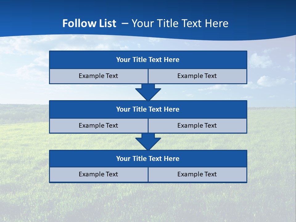 Russia Forest Sun PowerPoint Template