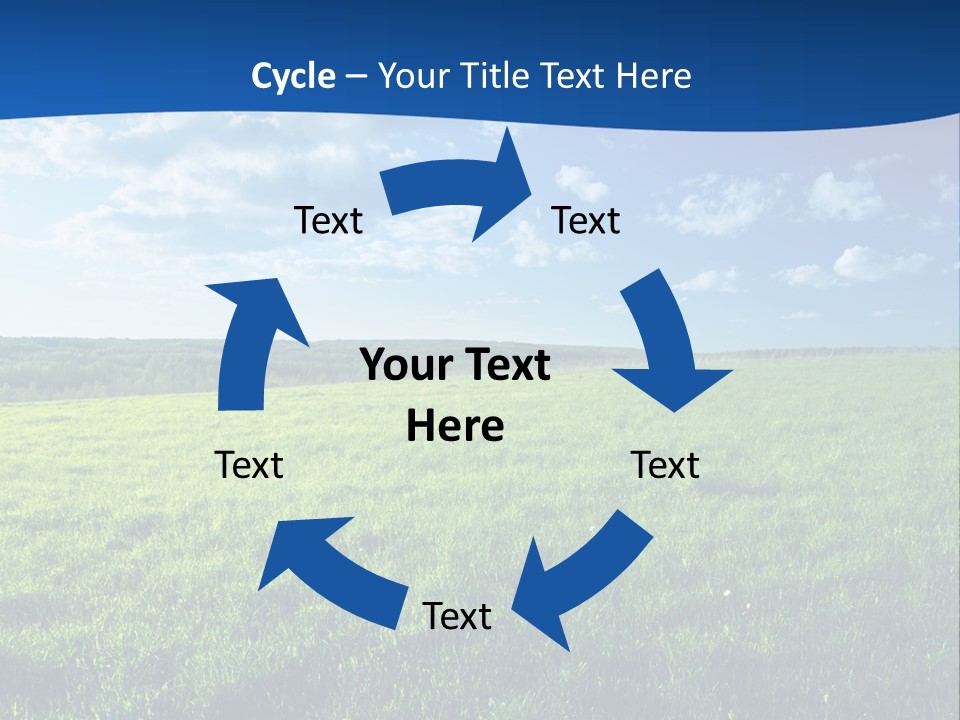 Russia Forest Sun PowerPoint Template