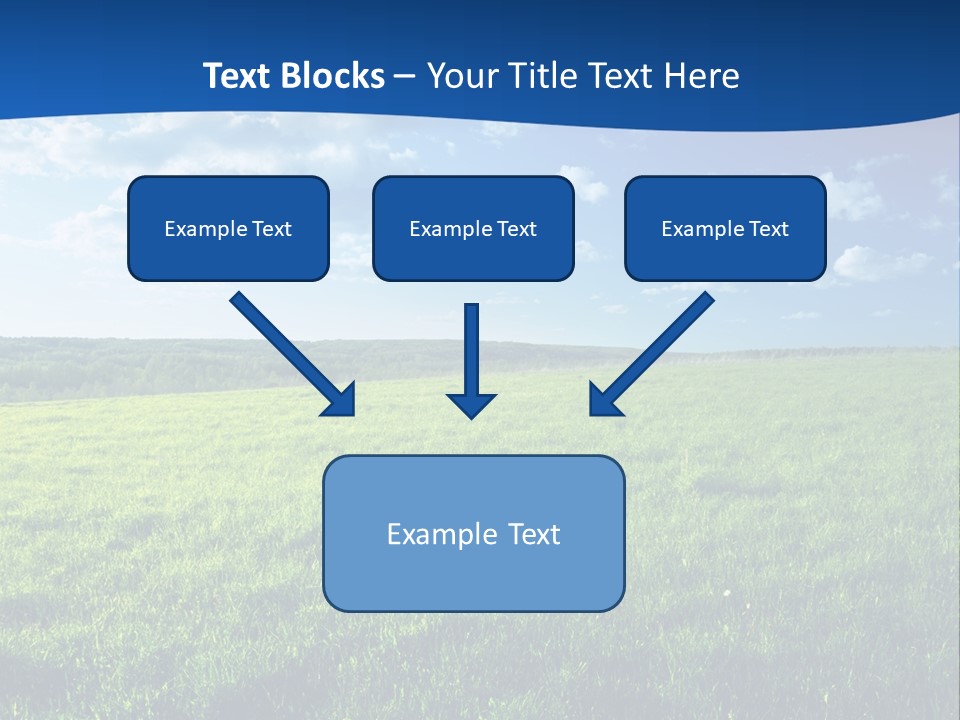 Russia Forest Sun PowerPoint Template