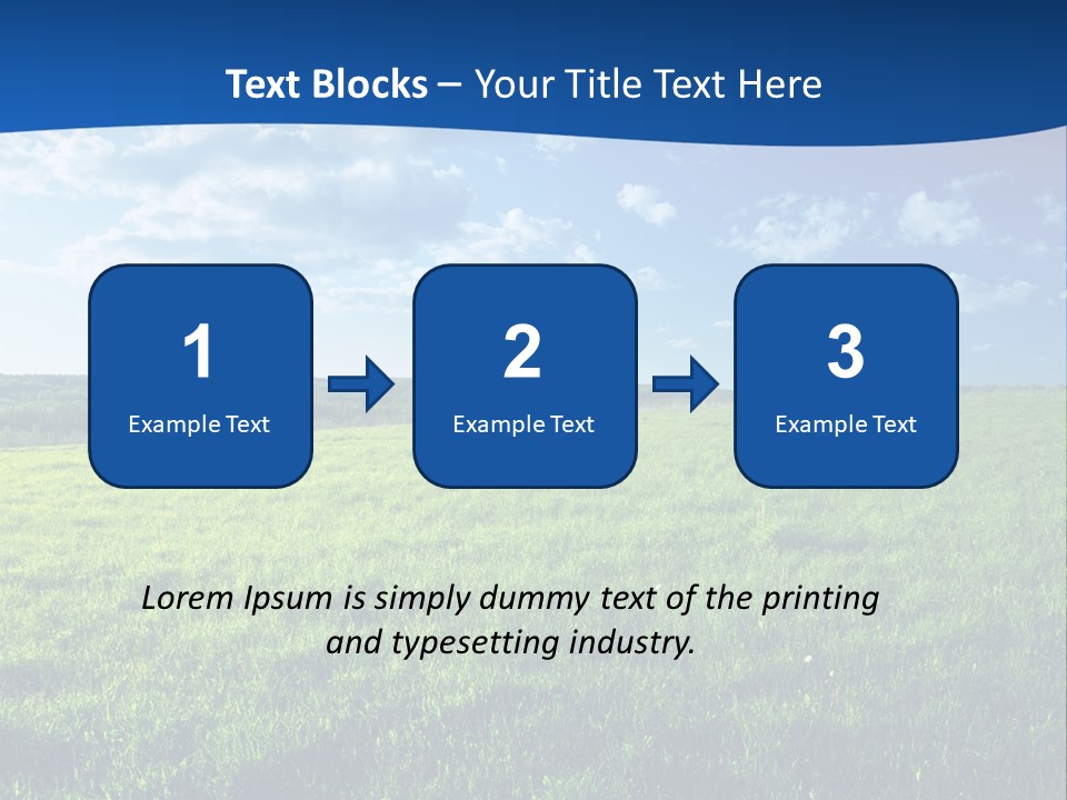 Russia Forest Sun PowerPoint Template