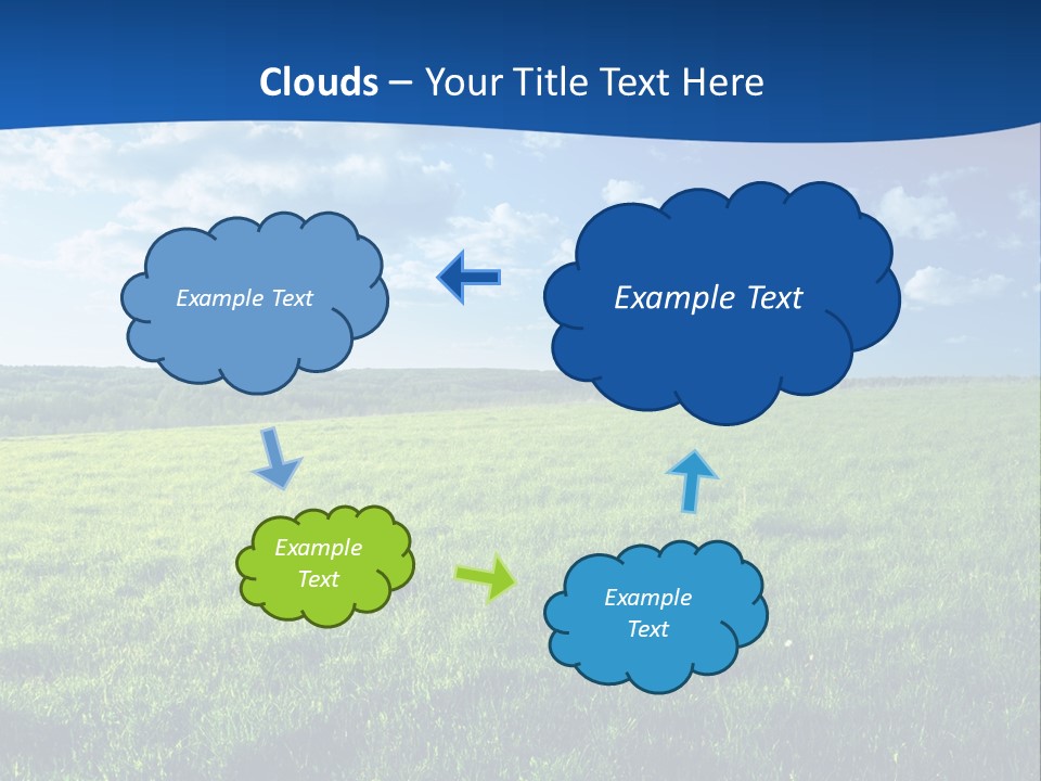 Russia Forest Sun PowerPoint Template