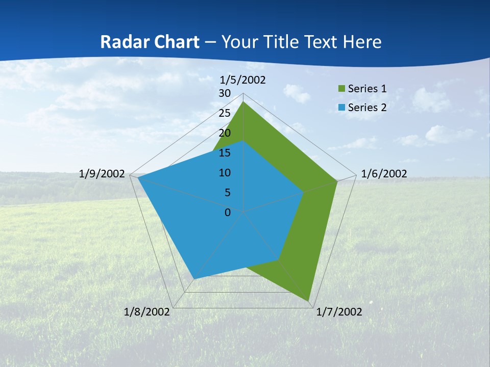 Russia Forest Sun PowerPoint Template