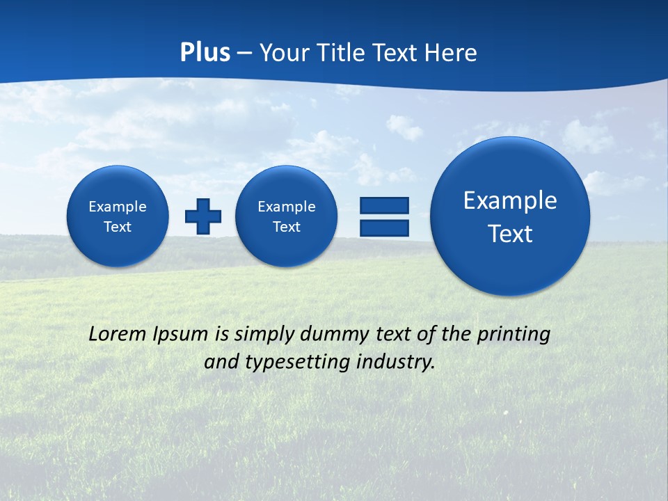 Russia Forest Sun PowerPoint Template