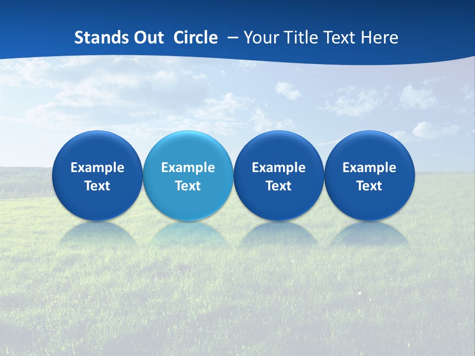 Russia Forest Sun PowerPoint Template