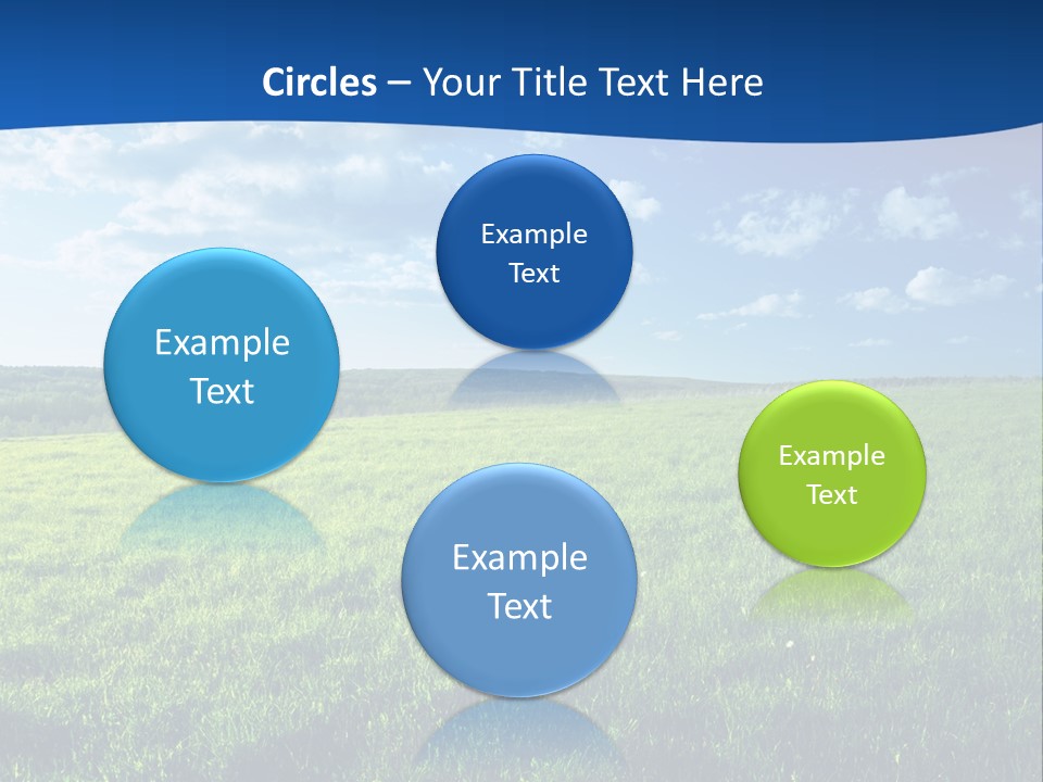 Russia Forest Sun PowerPoint Template