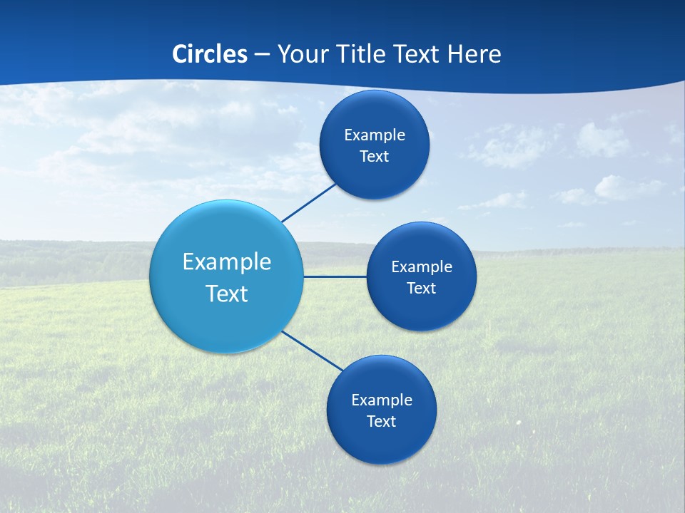 Russia Forest Sun PowerPoint Template