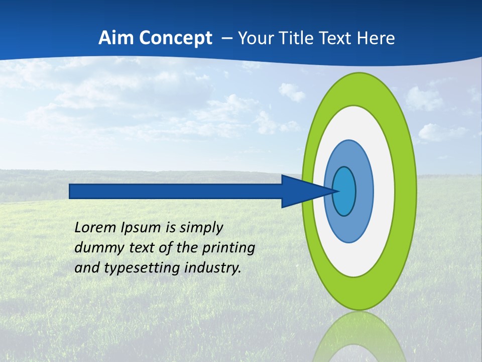 Russia Forest Sun PowerPoint Template