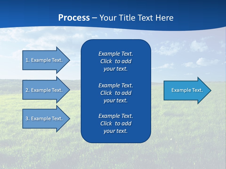 Russia Forest Sun PowerPoint Template