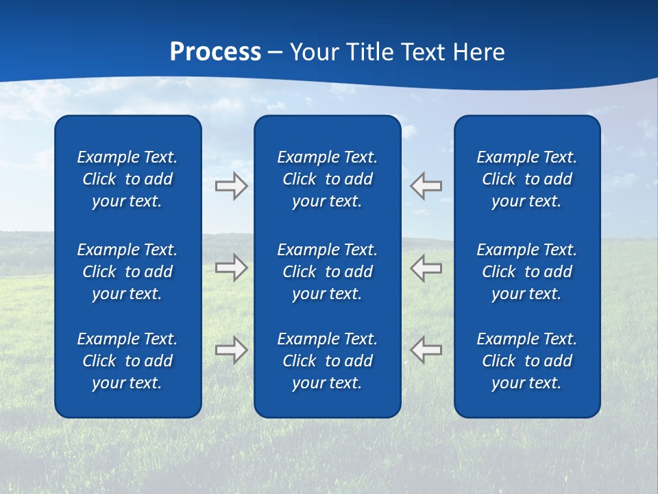 Russia Forest Sun PowerPoint Template