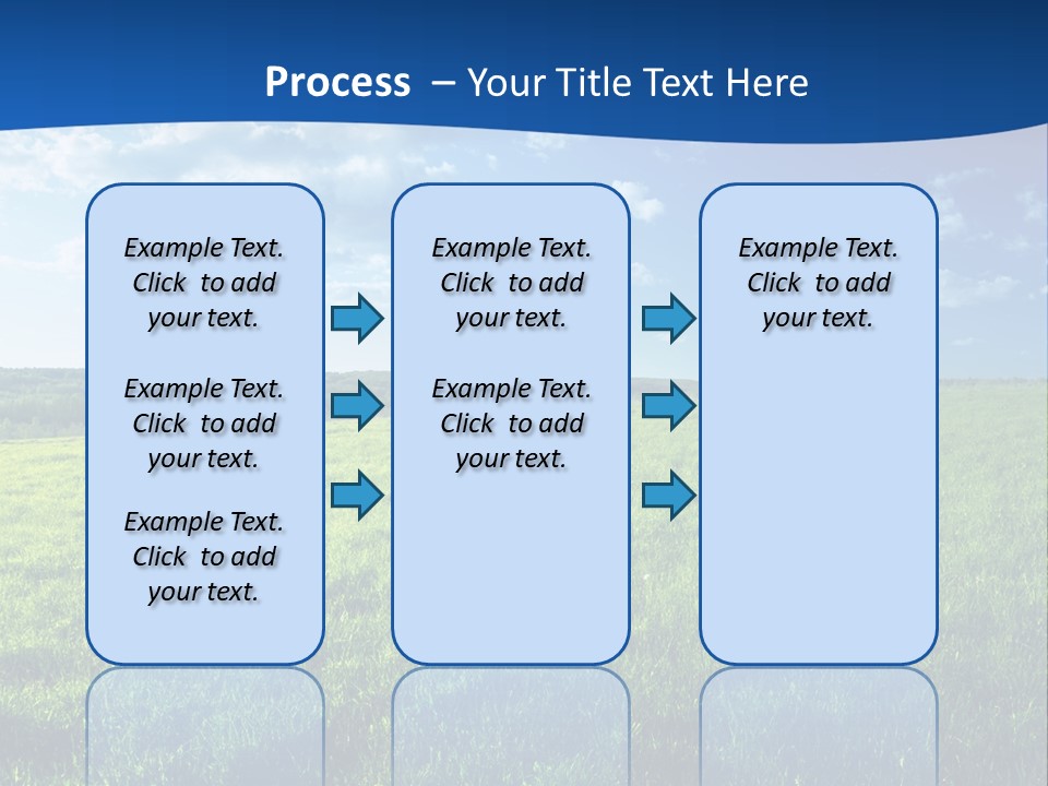 Russia Forest Sun PowerPoint Template