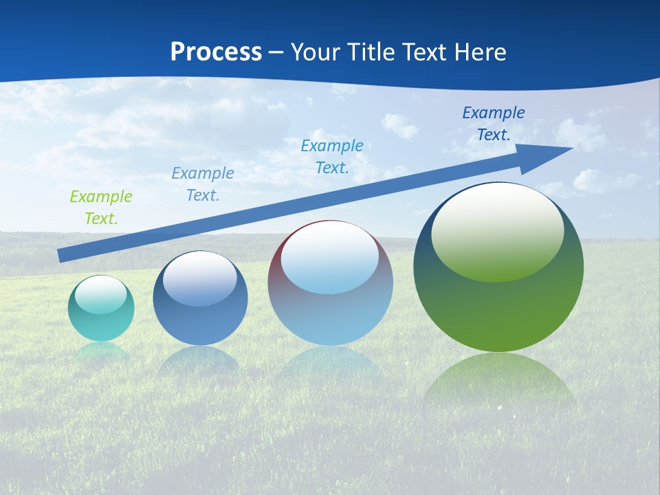 Russia Forest Sun PowerPoint Template