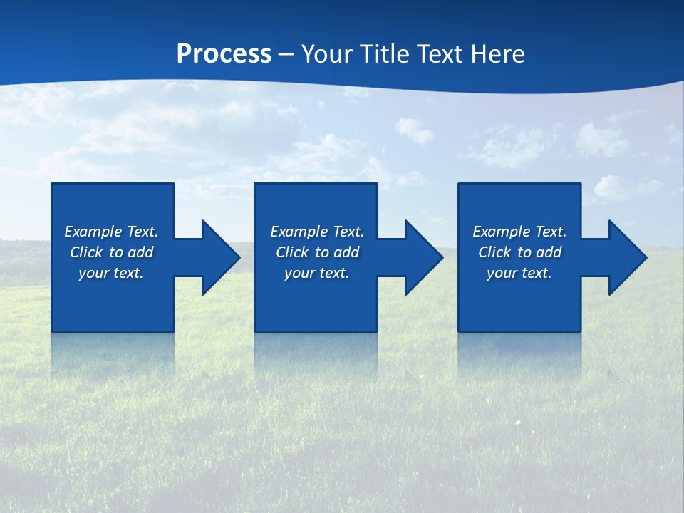 Russia Forest Sun PowerPoint Template