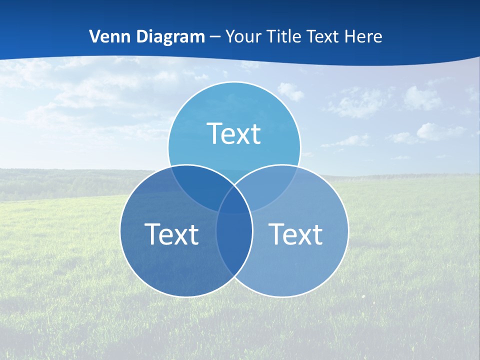 Russia Forest Sun PowerPoint Template
