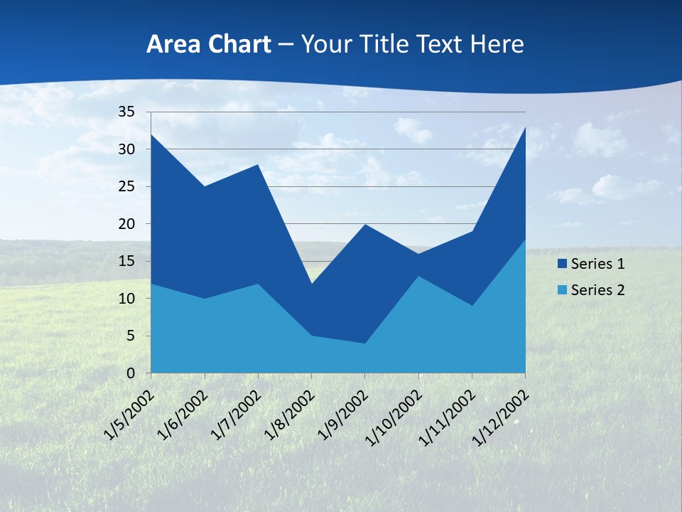 Russia Forest Sun PowerPoint Template