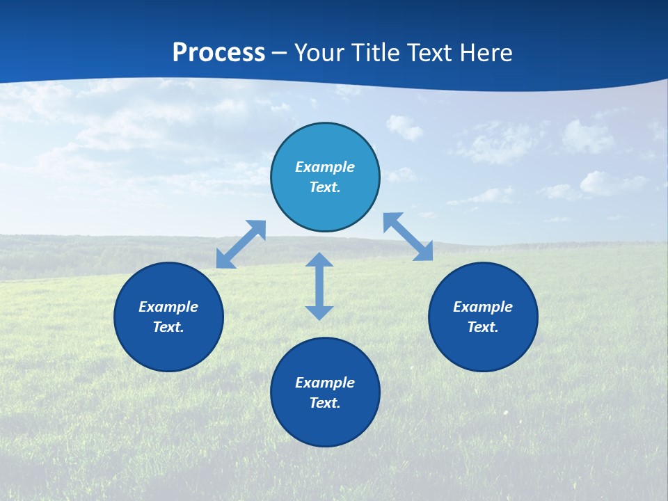 Russia Forest Sun PowerPoint Template