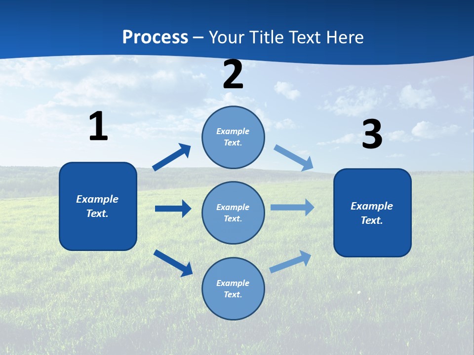 Russia Forest Sun PowerPoint Template