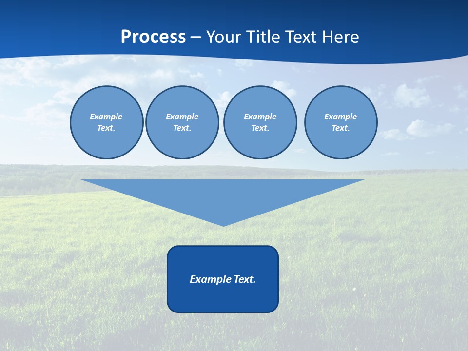 Russia Forest Sun PowerPoint Template