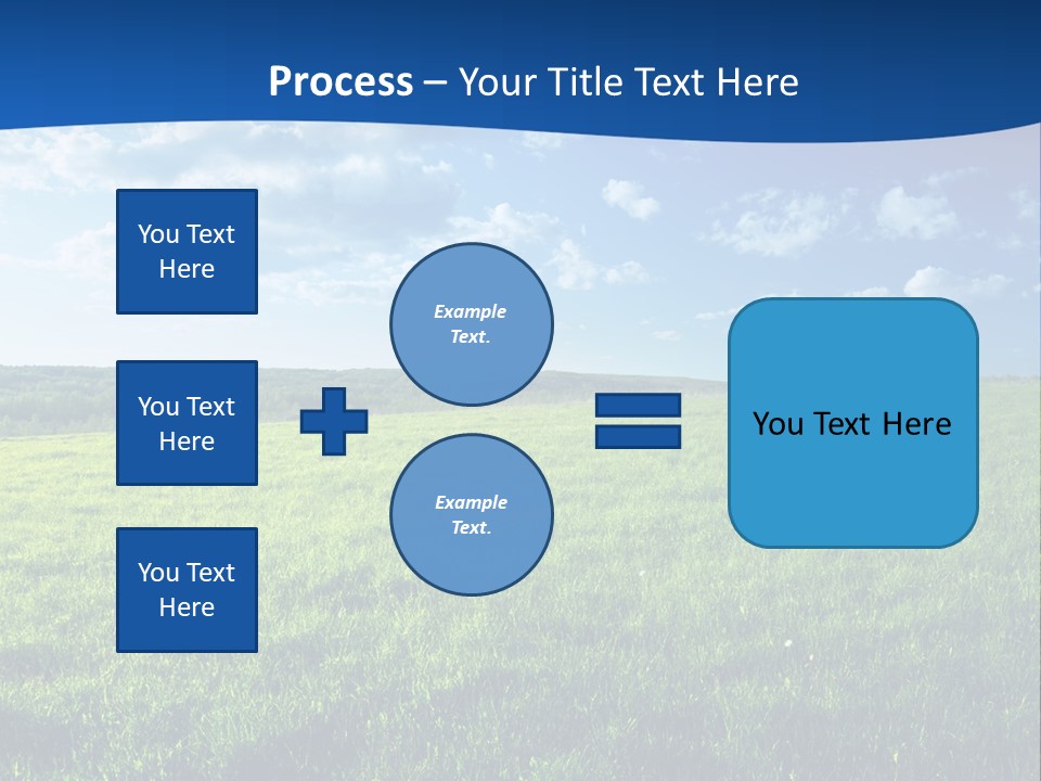 Russia Forest Sun PowerPoint Template