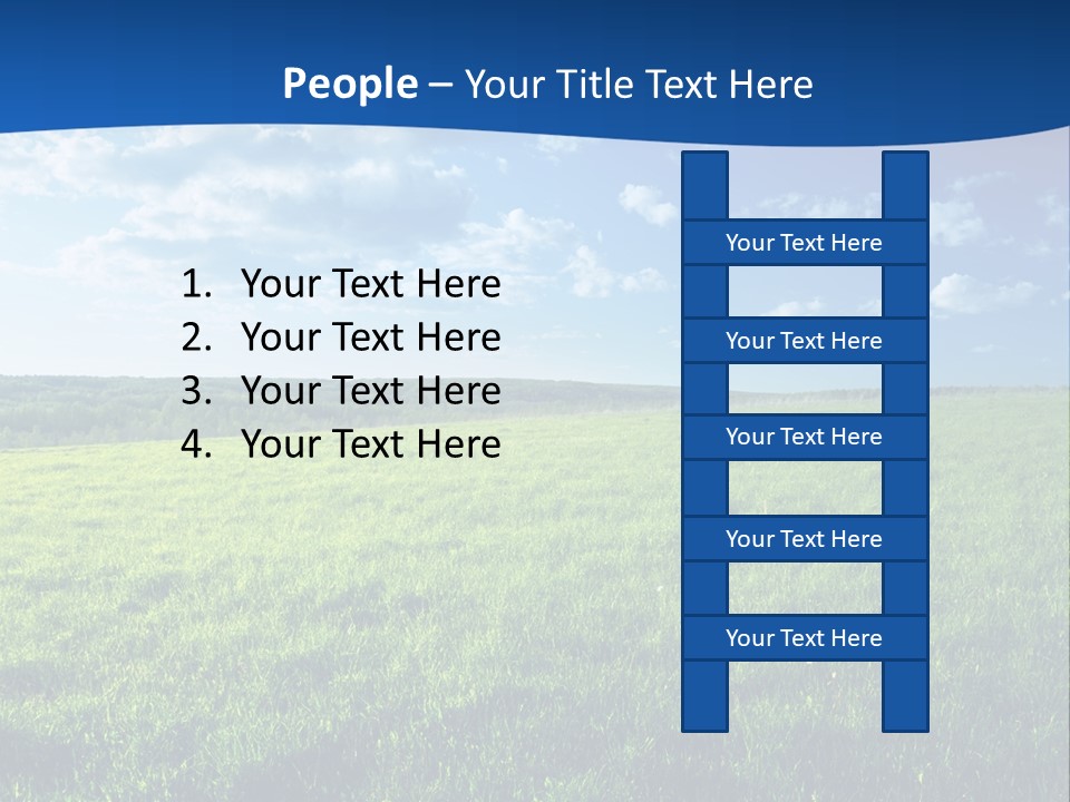 Russia Forest Sun PowerPoint Template