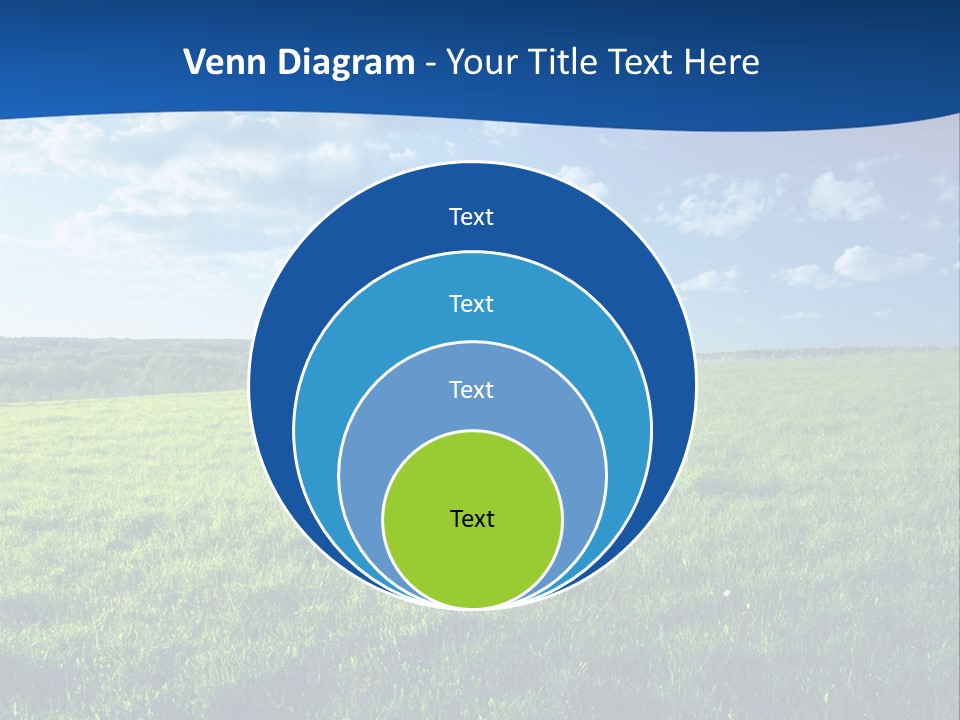 Russia Forest Sun PowerPoint Template