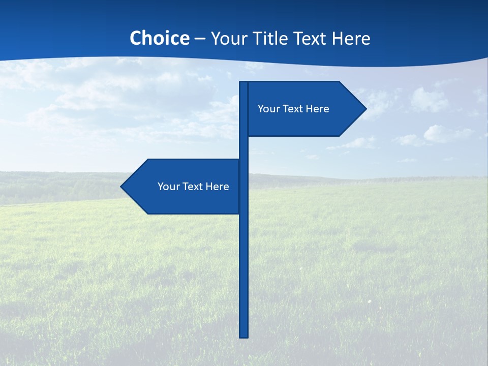 Russia Forest Sun PowerPoint Template