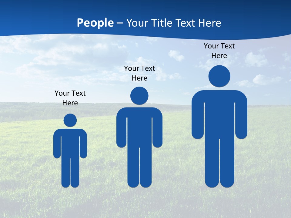 Russia Forest Sun PowerPoint Template