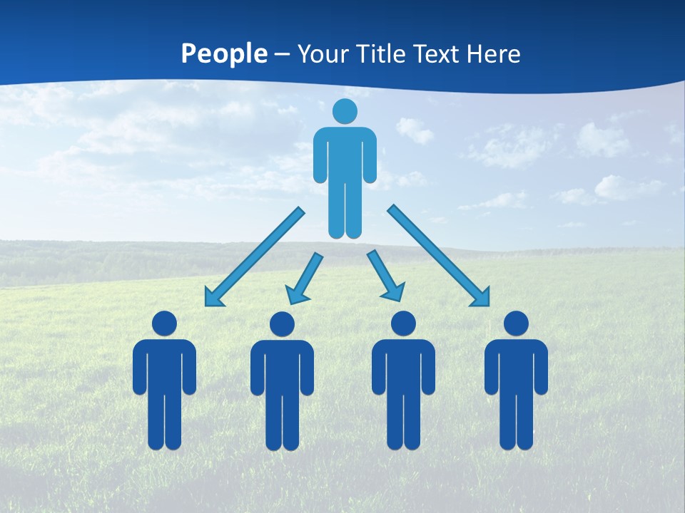 Russia Forest Sun PowerPoint Template