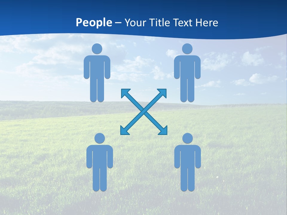 Russia Forest Sun PowerPoint Template