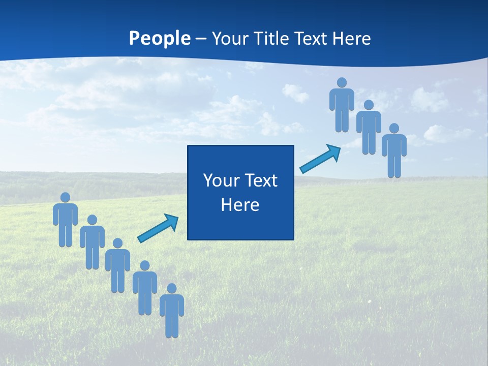 Russia Forest Sun PowerPoint Template