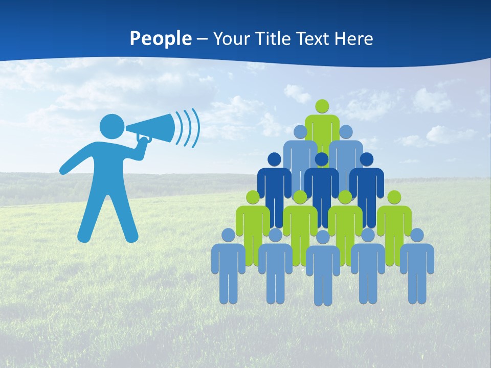 Russia Forest Sun PowerPoint Template