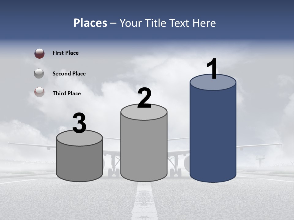 Airport Jet Travel PowerPoint Template