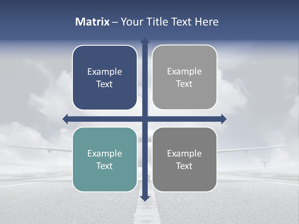 Airport Jet Travel PowerPoint Template