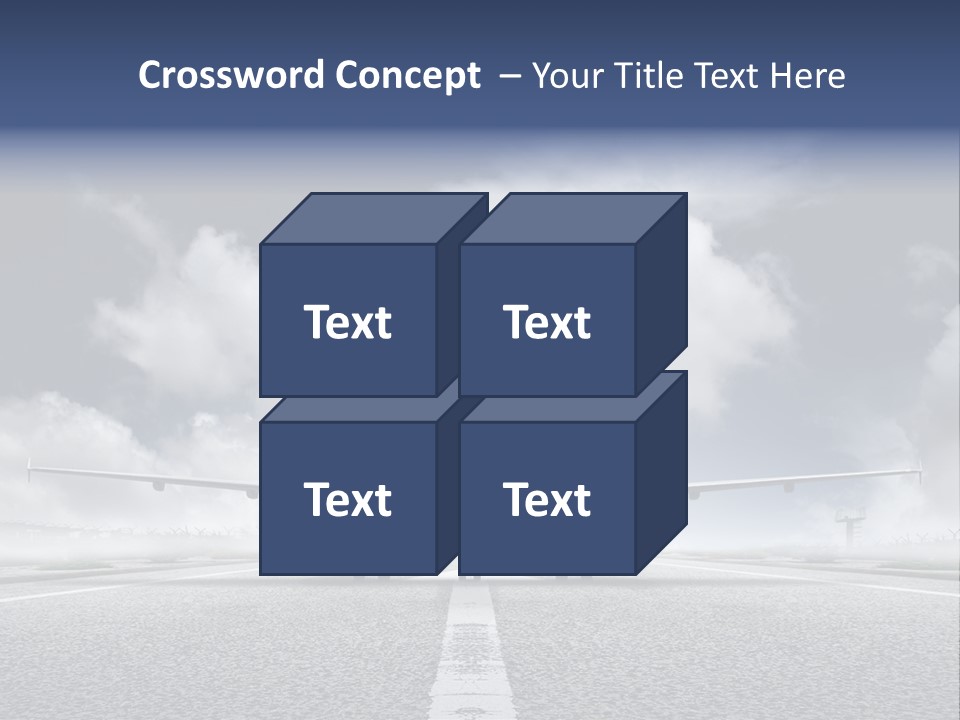 Airport Jet Travel PowerPoint Template