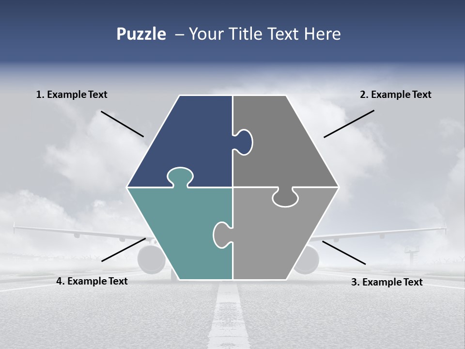 Airport Jet Travel PowerPoint Template