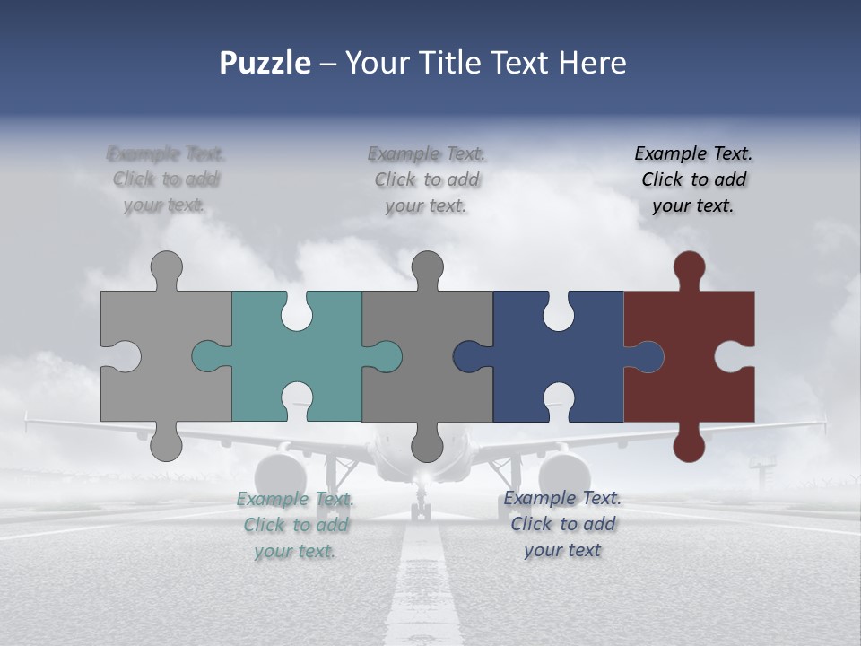 Airport Jet Travel PowerPoint Template