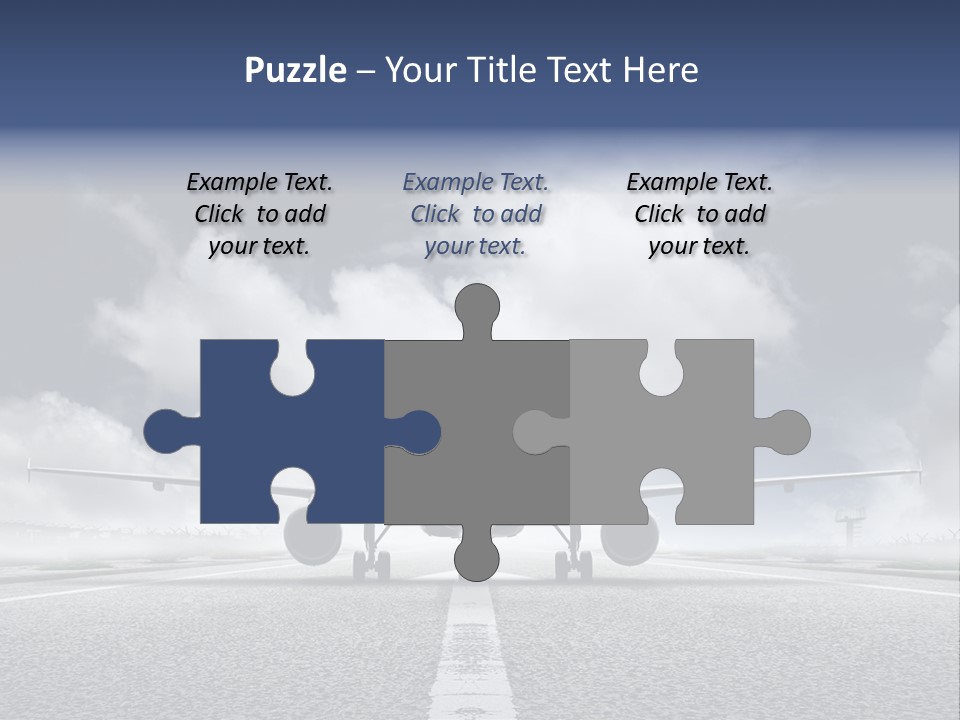 Airport Jet Travel PowerPoint Template