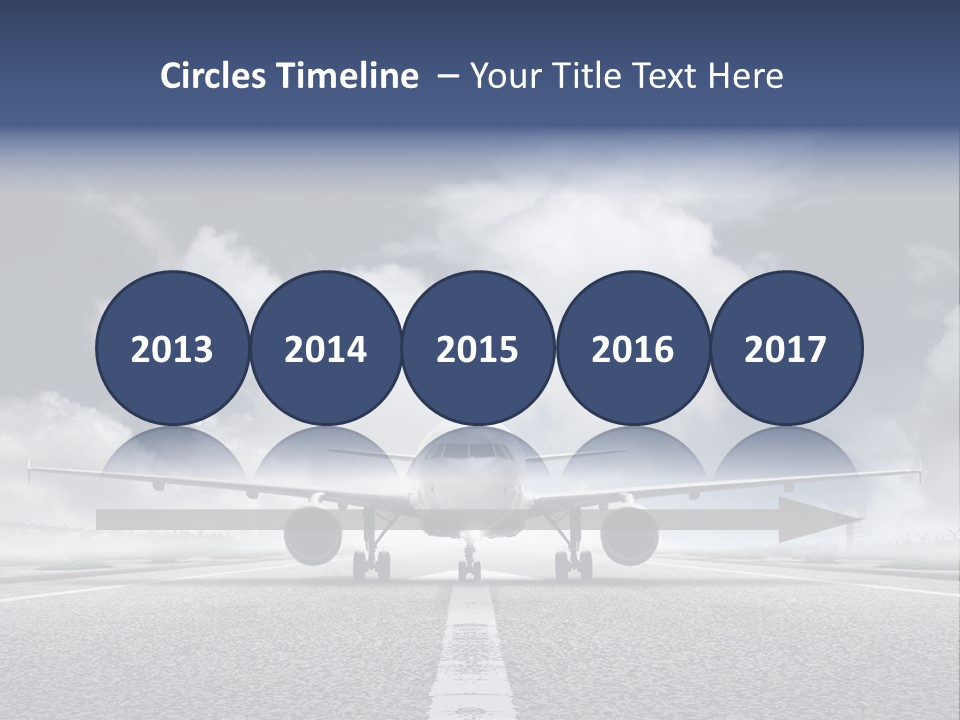 Airport Jet Travel PowerPoint Template