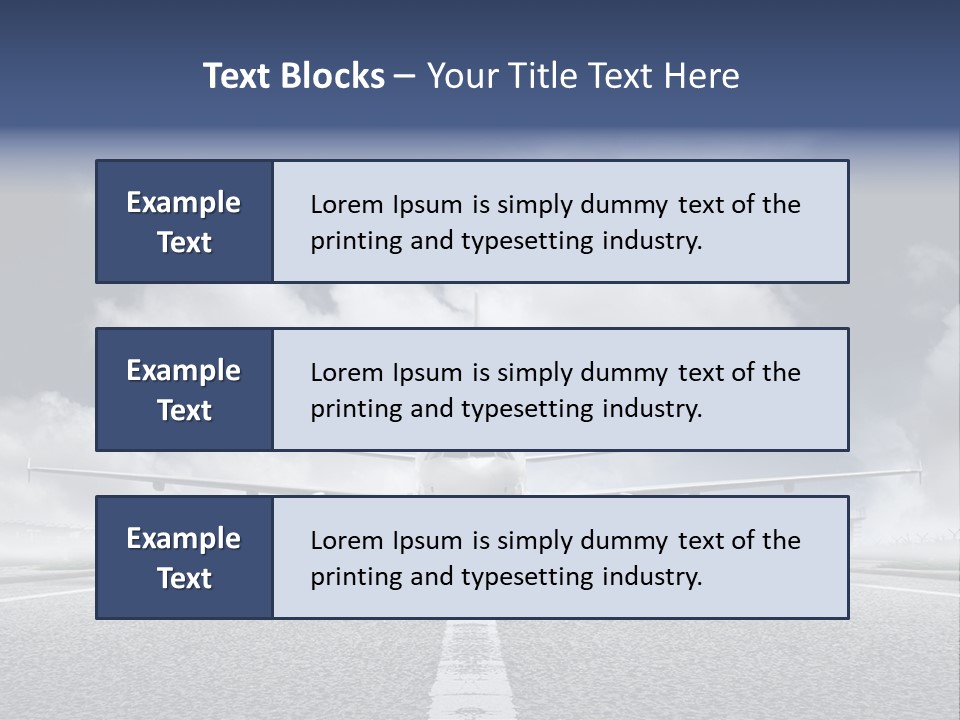 Airport Jet Travel PowerPoint Template