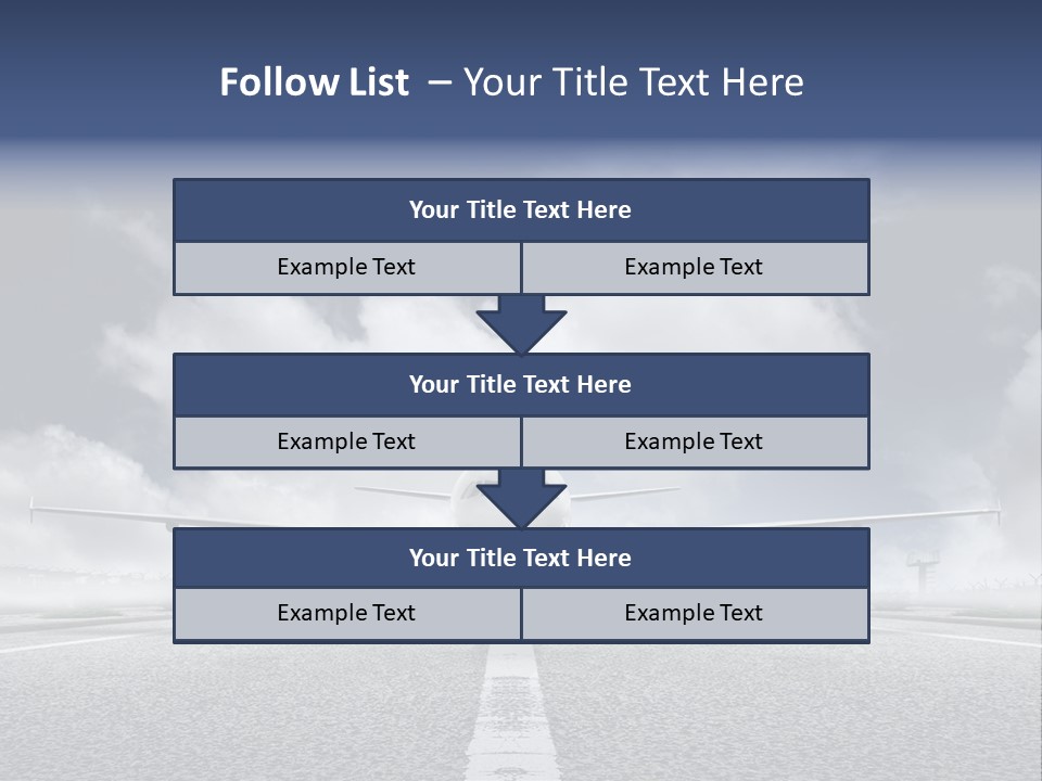 Airport Jet Travel PowerPoint Template