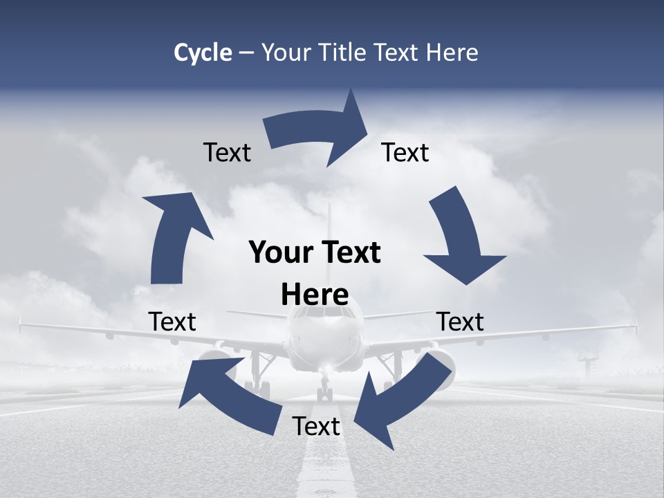 Airport Jet Travel PowerPoint Template