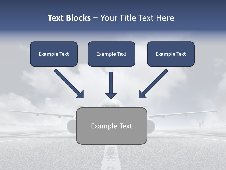 Airport Jet Travel PowerPoint Template