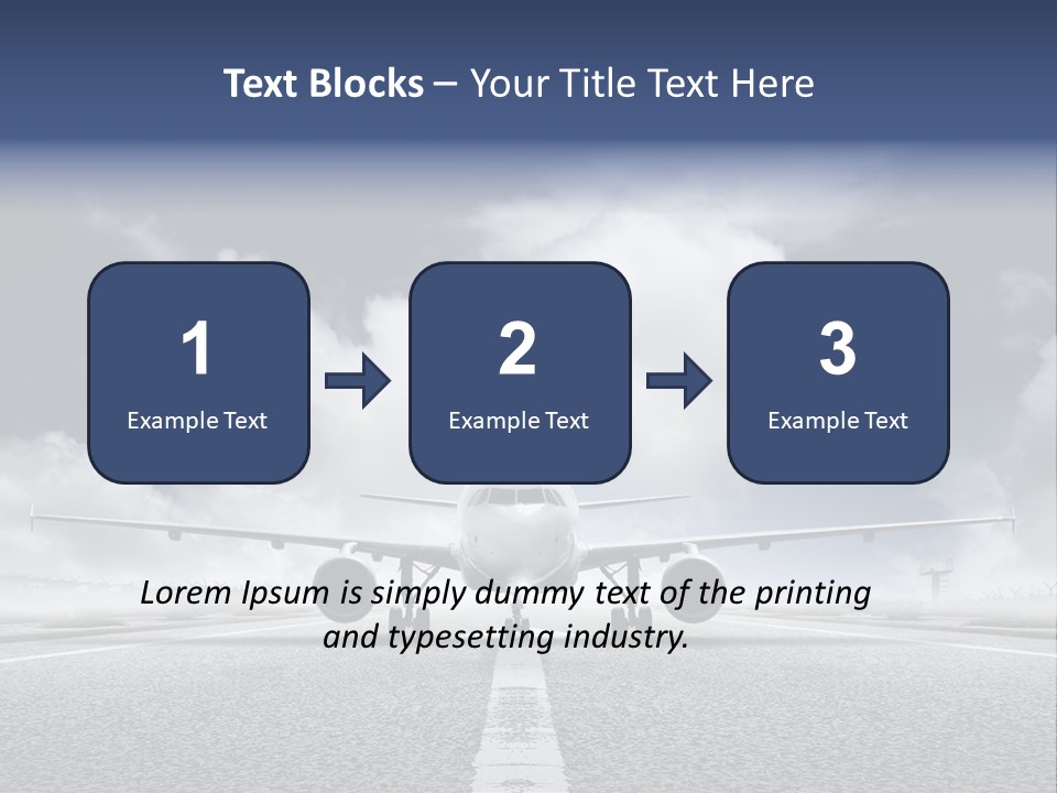 Airport Jet Travel PowerPoint Template