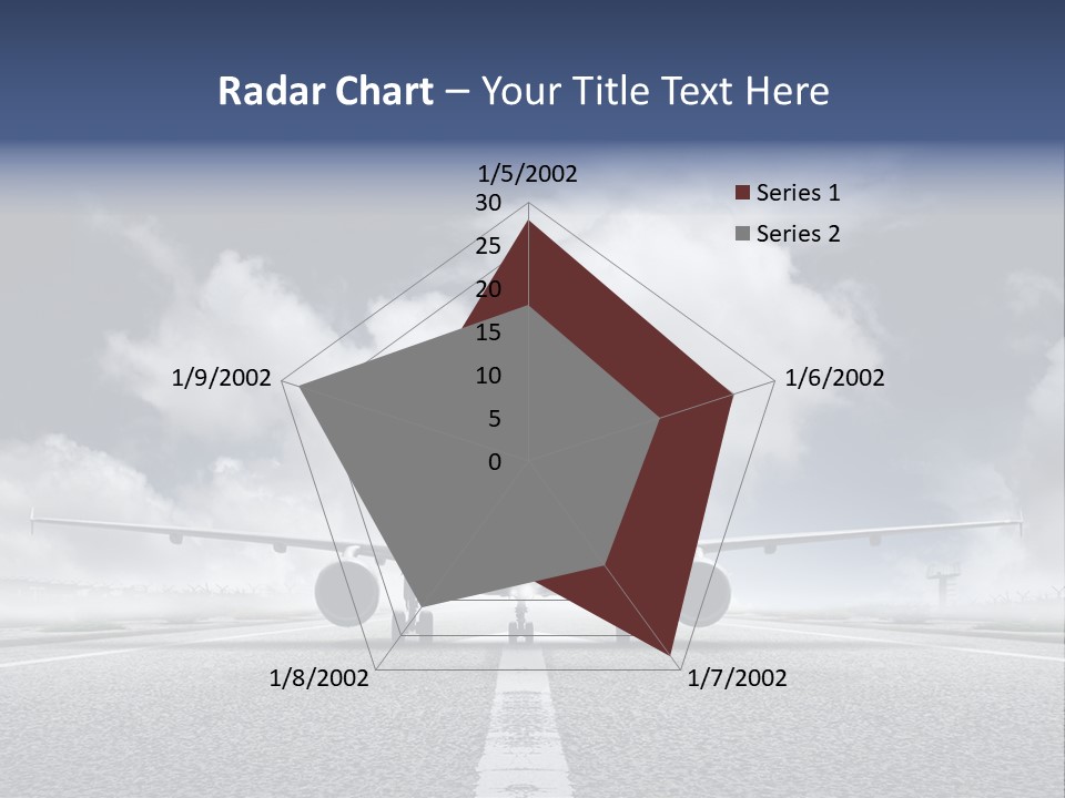Airport Jet Travel PowerPoint Template