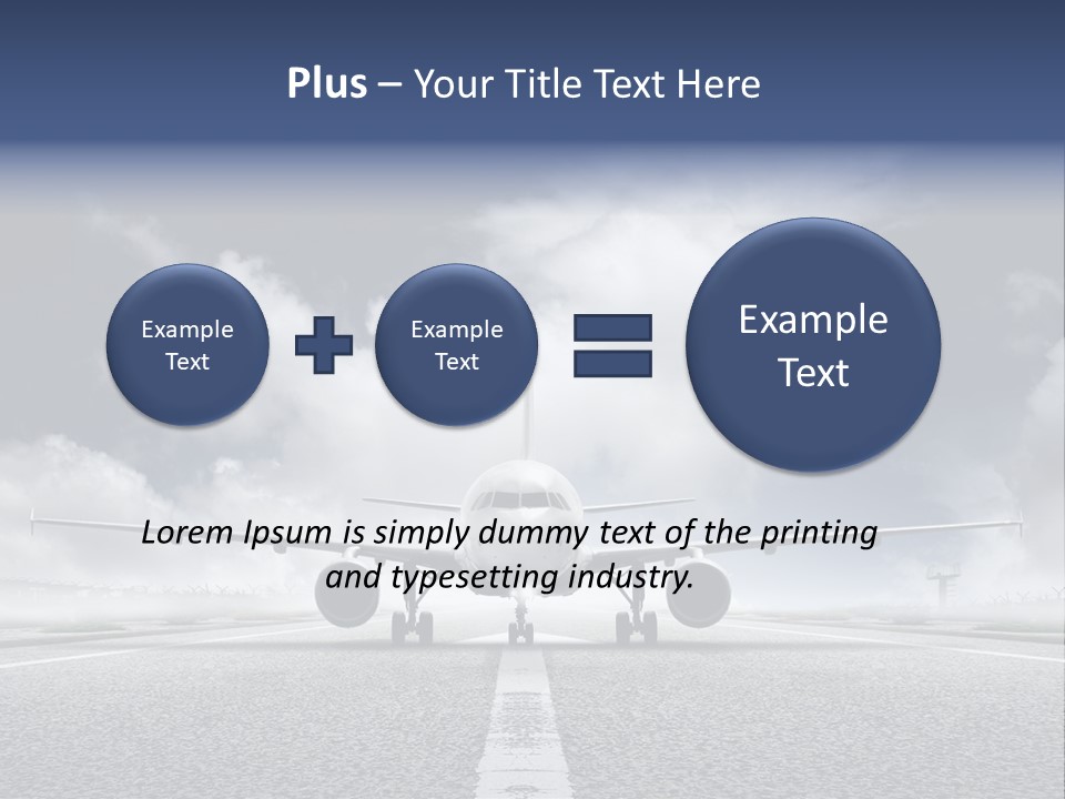 Airport Jet Travel PowerPoint Template
